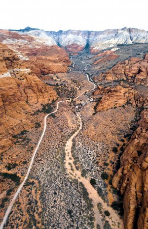 Snow Canyon Aerial View